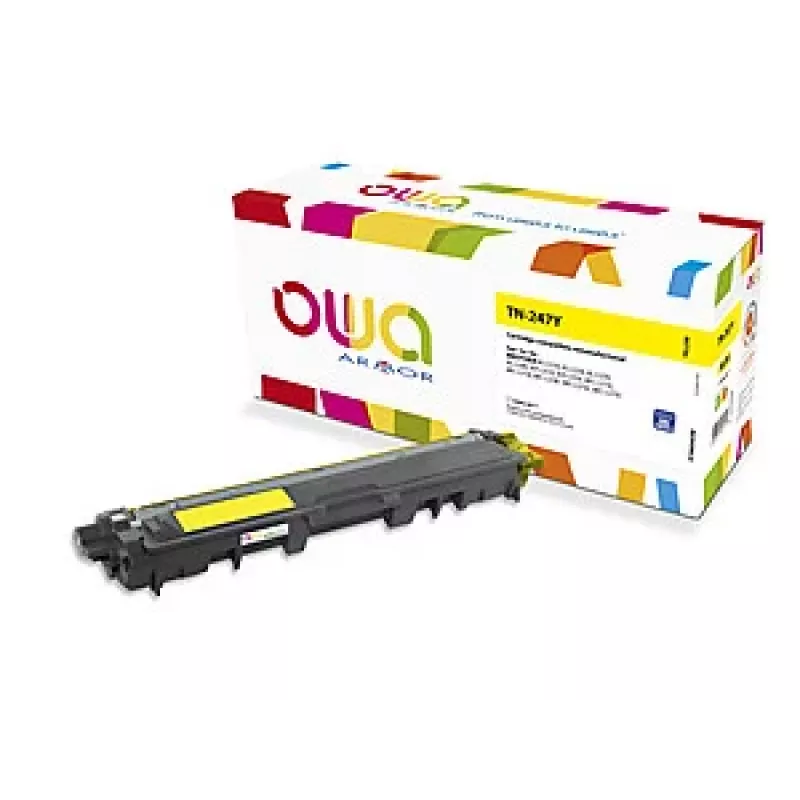 ARMOR OWA toner compatibel Brother TN-247Y geel (2300 pagina's) met chip