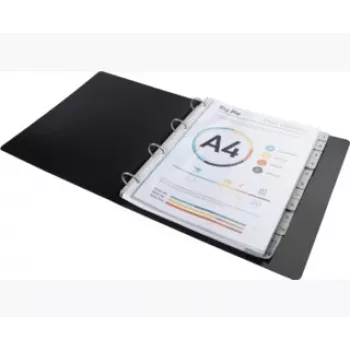Exacompta 2912E Hefboomarchiefmap A4 - Grijs - Polypropyleen (PP) - 80 mm rug - Forever Young