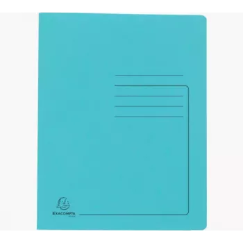 Exacompta rapportmap A4 turquoise Colorspan karton 355g flexibele hefmechaniek