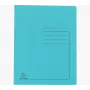 Exacompta rapportmap A4 turquoise Colorspan karton 355g flexibele hefmechaniek