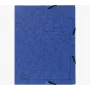 Exacompta Colorspan elastiekenmap A4 blauw 355 g/m² 3 kleppen met elastiek