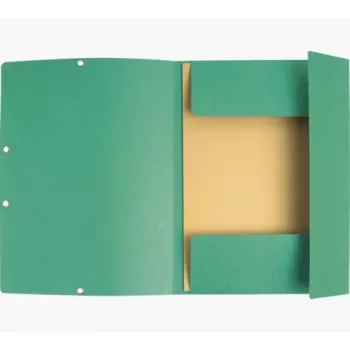 Exacompta verzamelmap 55403E DIN A4 3 kleppen karton groen
