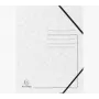 Exacompta elastiekenmap A4 wit Colorspan 355g/m² zonder kleppen