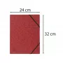 Exacompta Colorspan elastiekenmap A4 rood 355 g/m² zonder kleppen