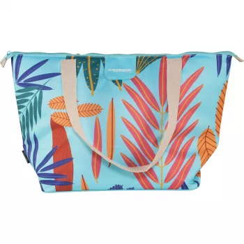 Campingaz Ethnic shopping bag 15L - zachte koeltas, veelkleurig, polyester 600D, EPE-schuimisolatie, verstelbare schouderband