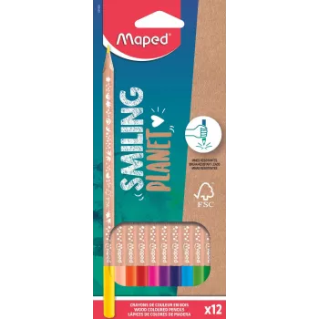 MAPED 12 kleurpotloden, kleur assorti