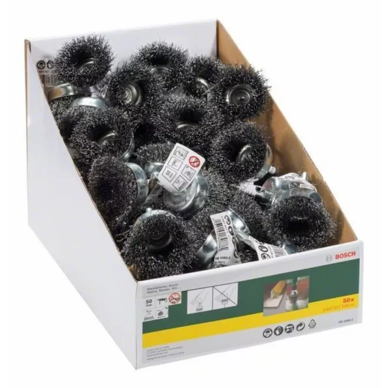 Bosch Accessories stalen draadborstelkom 50 mm / 6 mm schachtdiameter 6 mm 2607017124