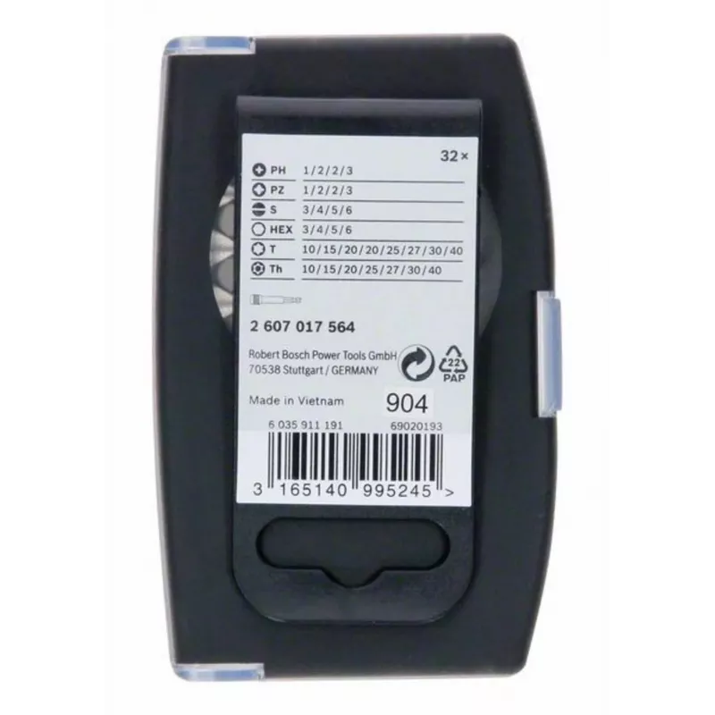 Bosch Accessories 2607017564 bitset 32-delig schroefbitset met magnetische houder