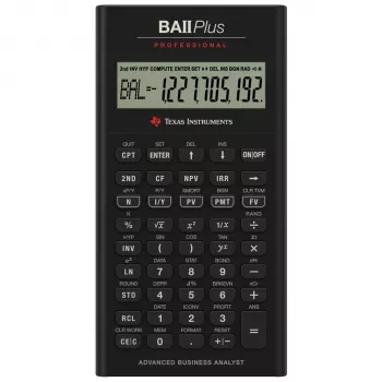 Texas Instruments BA II Plus Professional financiële rekenmachine