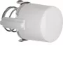 Hager WTF5285WG toetsknopafdekking voor verlichte taster en lichtsignaal E10 1930/glas