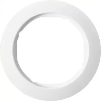 Hager WTD3191WG 1-voudig afdekraam voor centraalinzet Ø58mm serie 1930 zuiverwit glanzend