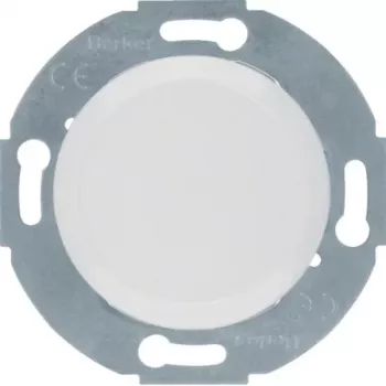 Hager WTF1001PW1 blindafdekking met centraalplaat 1930/glas polarwit