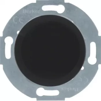 Hager WTF1001BG1 blindafdekking met middenstuk 1930/glas zwart
