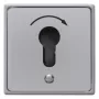 Hager WDE4450 sleutelschakelaar inbouw voor profiel-halve cilinder spuitgiet IP44 1 NO contact