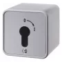Hager WDE4466 sleutelschakelaar, opbouwmontage, voor profiel-halve cilinder, spuitgietzink, IP54