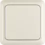 Hager WWG1111WP SCHUKO-stopcontact met klepdeksel en frame WG UP IP44 wit