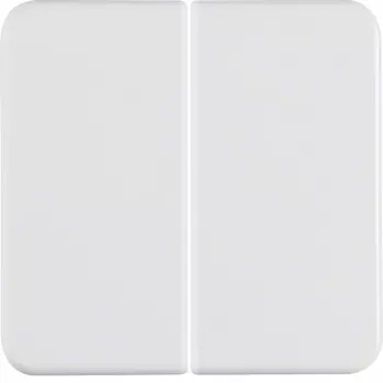 Hager WWW2000PW 2-voudige wiptoets, polarwit glanzend, IP44, inbouw