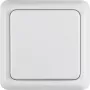 Hager WWG1111PW SCHUKO-stopcontact met klepdeksel en frame WG UP IP44 zuiverwit