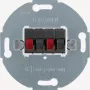Hager WDF4800AT2 stereo-luidspreker-aansluitmodule, antraciet mat, module-inzet