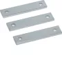 HAGER 3x koperen verzamelrail-set univers UM40V4 stroomtransformatoraansluiting 40x10x170mm vertind (UM40V4)