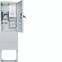 Hager ZAS205BD15A meteraansluitzuil 205 Base 1 meter 3 NH-zekeringlastscheiders 5-polig + APZ-ruimte
