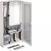 Hager FP93W1N stroomtransformator-meterkast, 3 velden, 1 meterpunt, IP44, RAL 9010