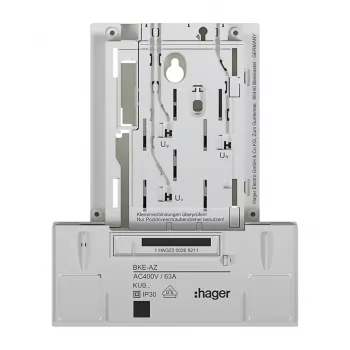 HAGER KU83LHE BKE-A 3-fasen basisversie meterkastadapter