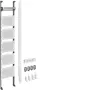 Hager UF51NW multimedia-compleetkast 1350mm 1-veld universZ verkeerswit