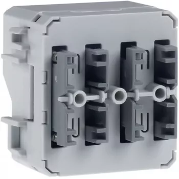 Hager WNT331 KNX drukknop 1-voudig opbouw IP55 polarwit