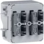 Hager WNT331 KNX drukknop 1-voudig opbouw IP55 polarwit