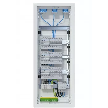 Hager Volta VU60BV1 inbouwverdeler 5x12PLE 3x RCD-kringen 60 modules IP31 wit