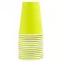 PROnappe 15 Kartonnen bekers 200 ml, kiwigroen (89113I)