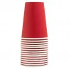 PROnappe 15 Kartonnen bekers 200 ml, rood (89115I)