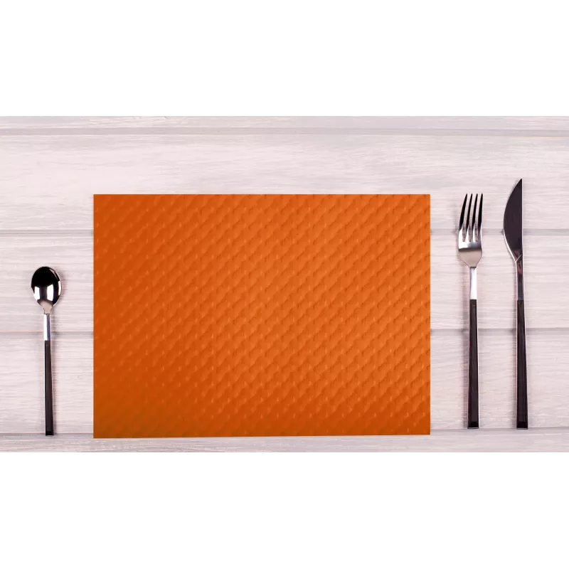 PROnappe 500 placemats Tiss Lacquered Orange 30,0 x 40,0 cm