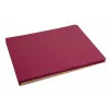PROnappe wegwerp-tafelmat 400 x 300 mm bordeauxrood geëmbosseerd licht satijn