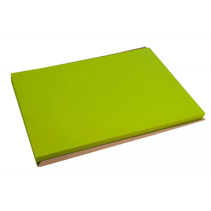 PROnappe wegwerp-tafelmat 400 x 300 mm kiwi-groen geëmbosseerd licht satijnpapier