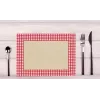 PROnappe 400 placemat Leinen Vichy veelkleurig 30,0 x 40,0 cm