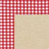 PROnappe 400 placemat Leinen Vichy veelkleurig 30,0 x 40,0 cm
