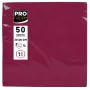 PROnappe papieren servetten bordeaux 2-laags 20,0 x 20,0 cm 50-pack