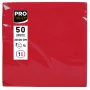 PROnappe rode 2-laags papieren servetten 20 x 20 cm 50-pack