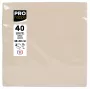 PROnappe servetten crème 2-laags 19,0 x 19,0 cm 40 stuks