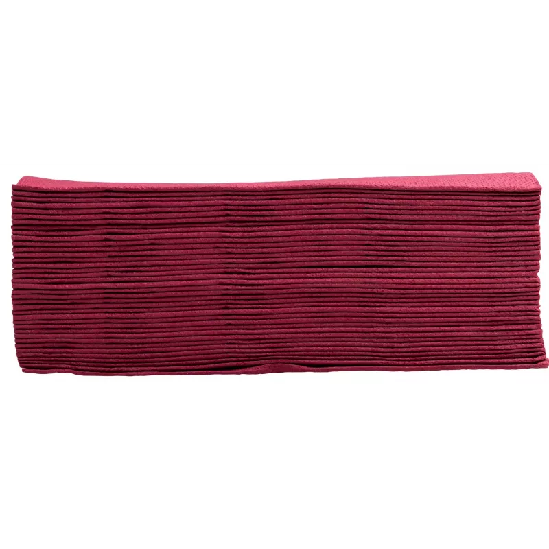 PROnappe servetten bordeaux 2-laags 19,0 x 19,0 cm 40 stuks