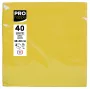 PROnappe papieren servetten geel 2-laags 19,0 x 19,0 cm 40 stuks