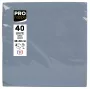 PROnappe papieren servetten grijs 2-laags 19,0 x 19,0 cm 40-pack
