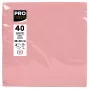 PROnappe papieren servetten roze 2-laags 19,0 x 19,0 cm 40 stuks
