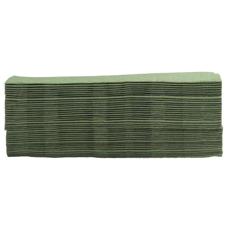 PROnappe olijfgroene 2-laags papieren servetten 19 x 19 cm 40-pack
