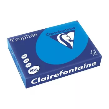 Clairefontaine Trophee Intensiv kopieerpapier A4 80g 500 vel Caraïbisch blauw