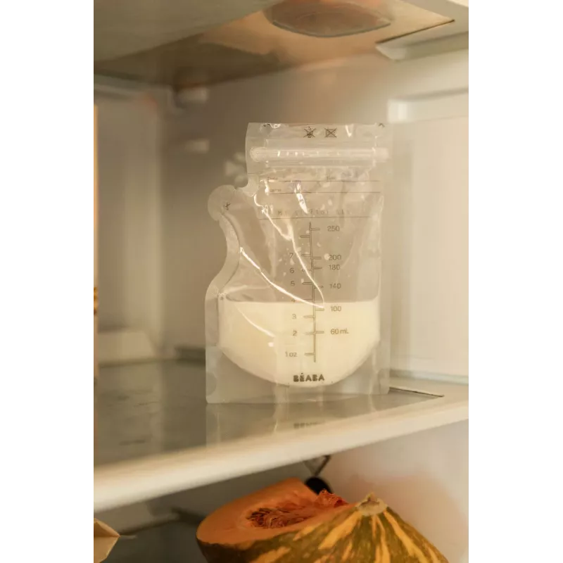 Beaba bewaarzakken voor levensmiddelen, 50 stuks, 250 ml, transparant 911738