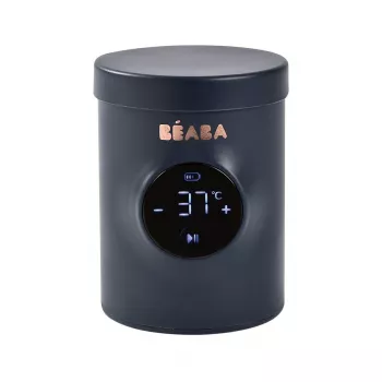 Beaba Milk Nomad Night Blue draagbare flessenwarmer & mixer 2-in-1