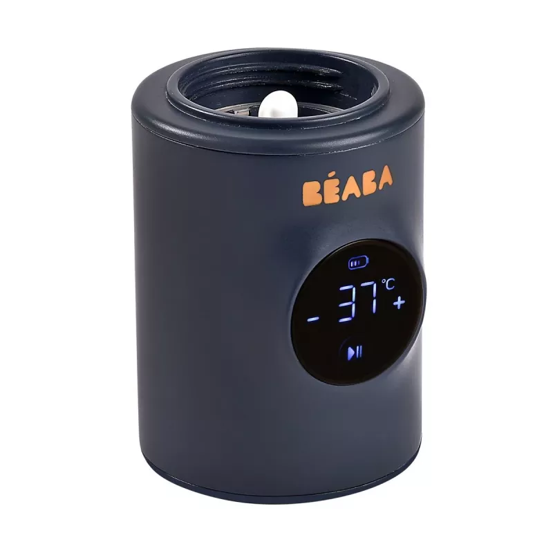 Beaba Milk Nomad Night Blue draagbare flessenwarmer & mixer 2-in-1
